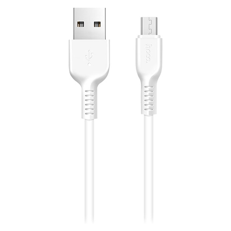 

Дата-кабель USB универсальный MicroUSB Hoco X13 (белый)
