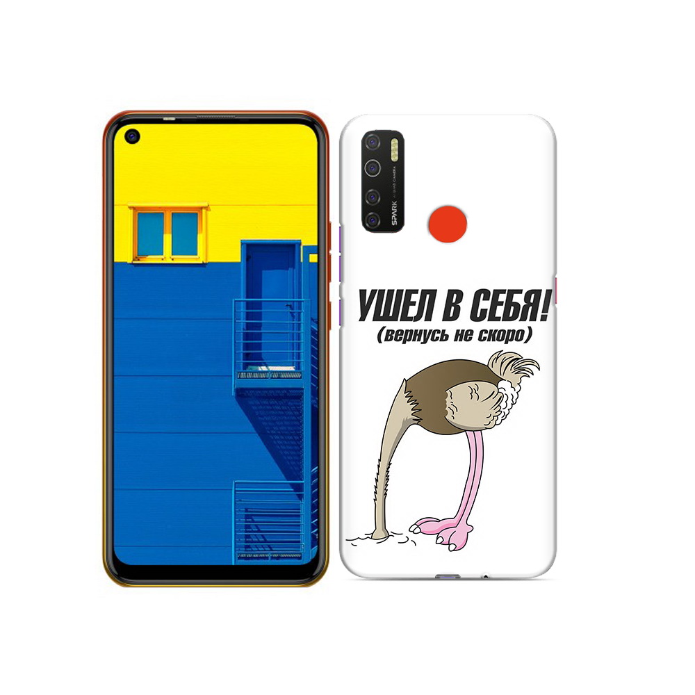 

Чехол MyPads Tocco для Tecno Spark 5 ушел в себя, Tocco