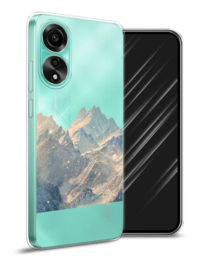 

Чехол Awog на Oppo A78 4G "Горы арт 2", Серый, 2514750-1