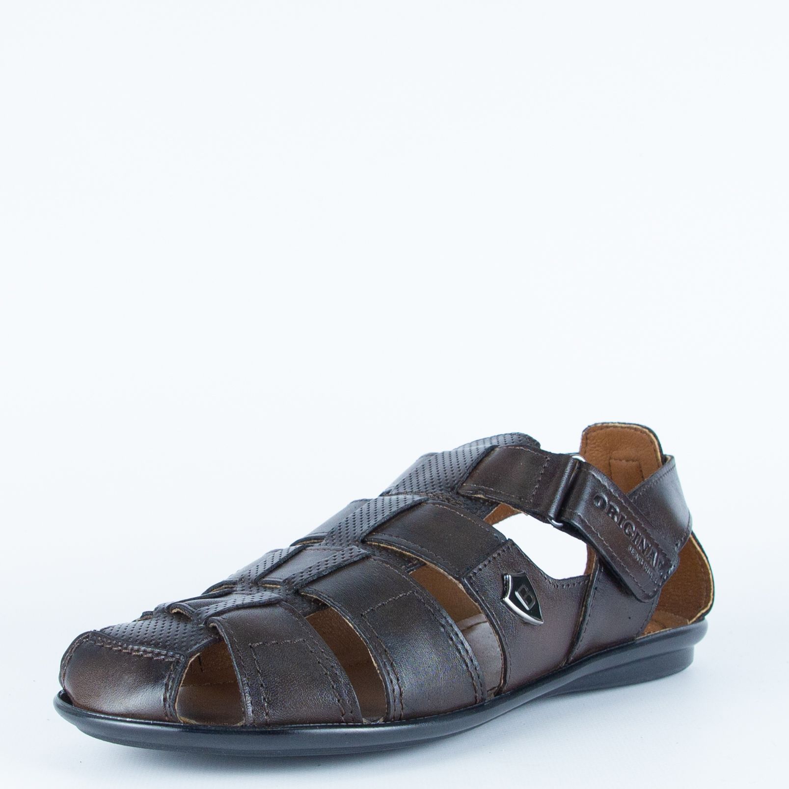 

Сандалии мужские Comfort Shoes Сан-2/2 коричневые 41 RU, Коричневый, Сан-2/2