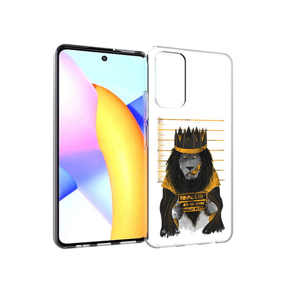 

Чехол MyPads Tocco для Huawei Honor 10 X Lite лев в законе, Прозрачный, Tocco