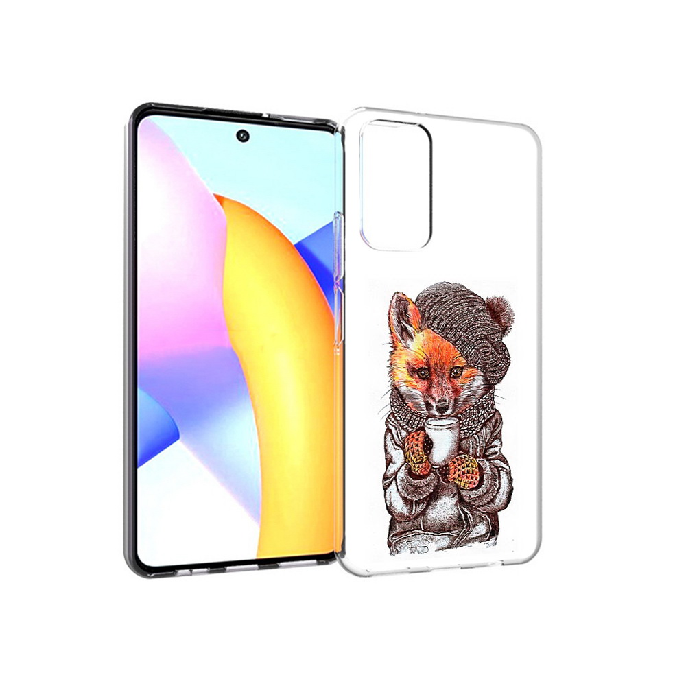 

Чехол MyPads Tocco для Huawei Honor 10 X Lite лиса в шапке, Tocco