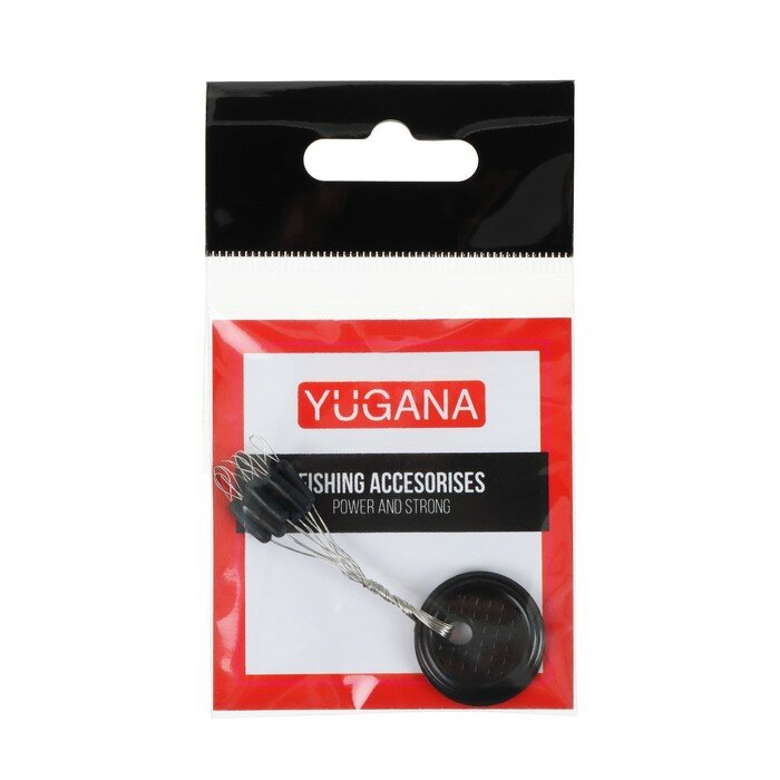 

Стопор силиконовый YUGANA, "Цилиндр", черный, р-р , 9 шт