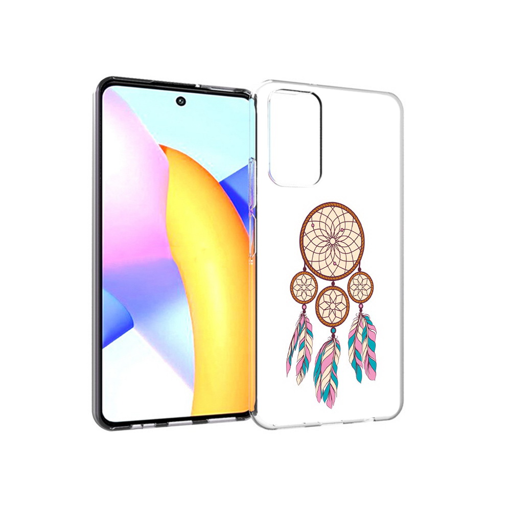 

Чехол MyPads Tocco для Huawei Honor 10 X Lite ловец снов бежевый, Прозрачный, Tocco