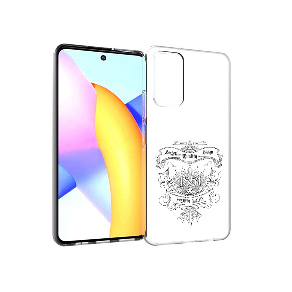 

Чехол MyPads Tocco для Huawei Honor 10 X Lite логотип 1851 год, Прозрачный, Tocco
