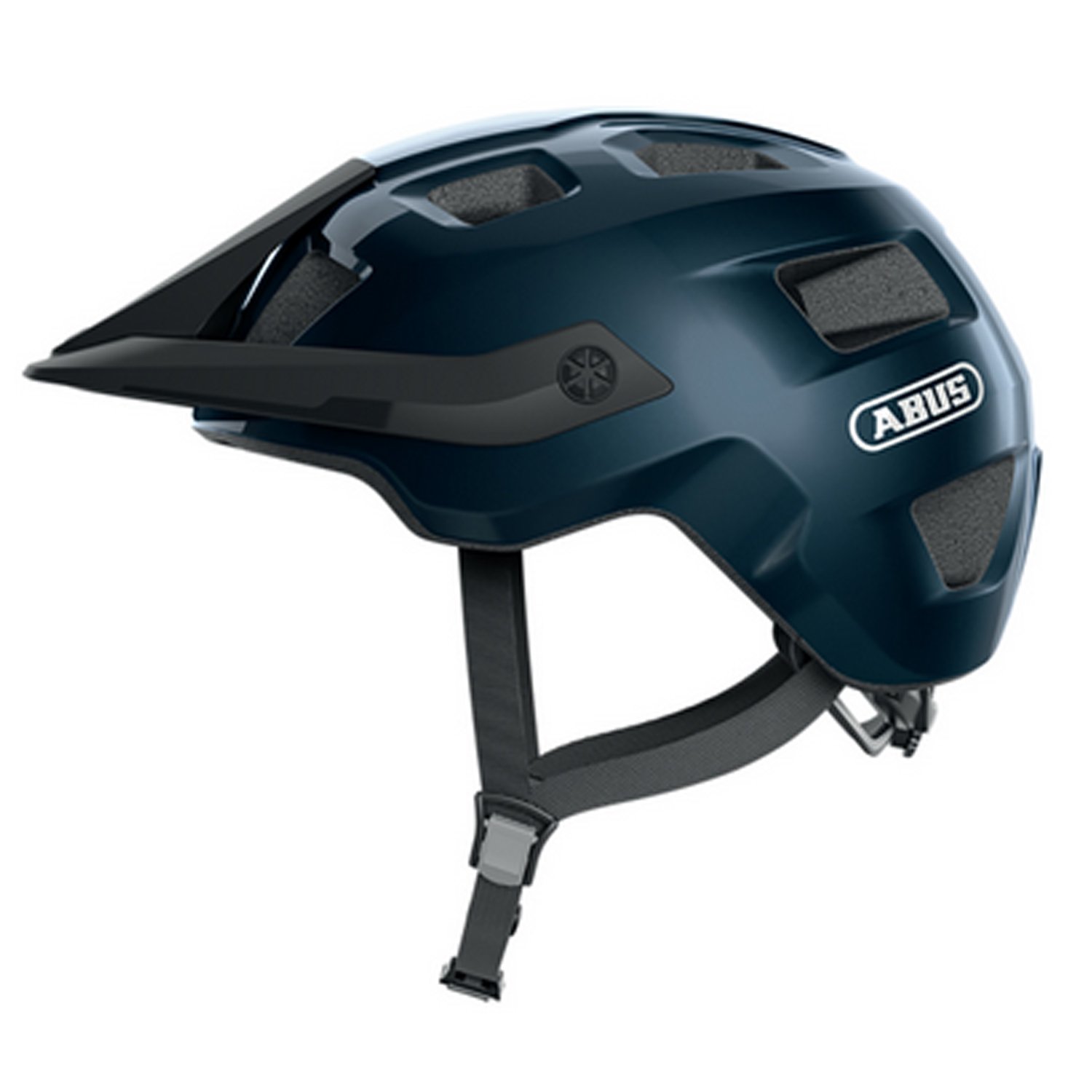 

Велошлем Abus MoTrip р.L(57-61), midnight blue, Черный;синий, MoTrip