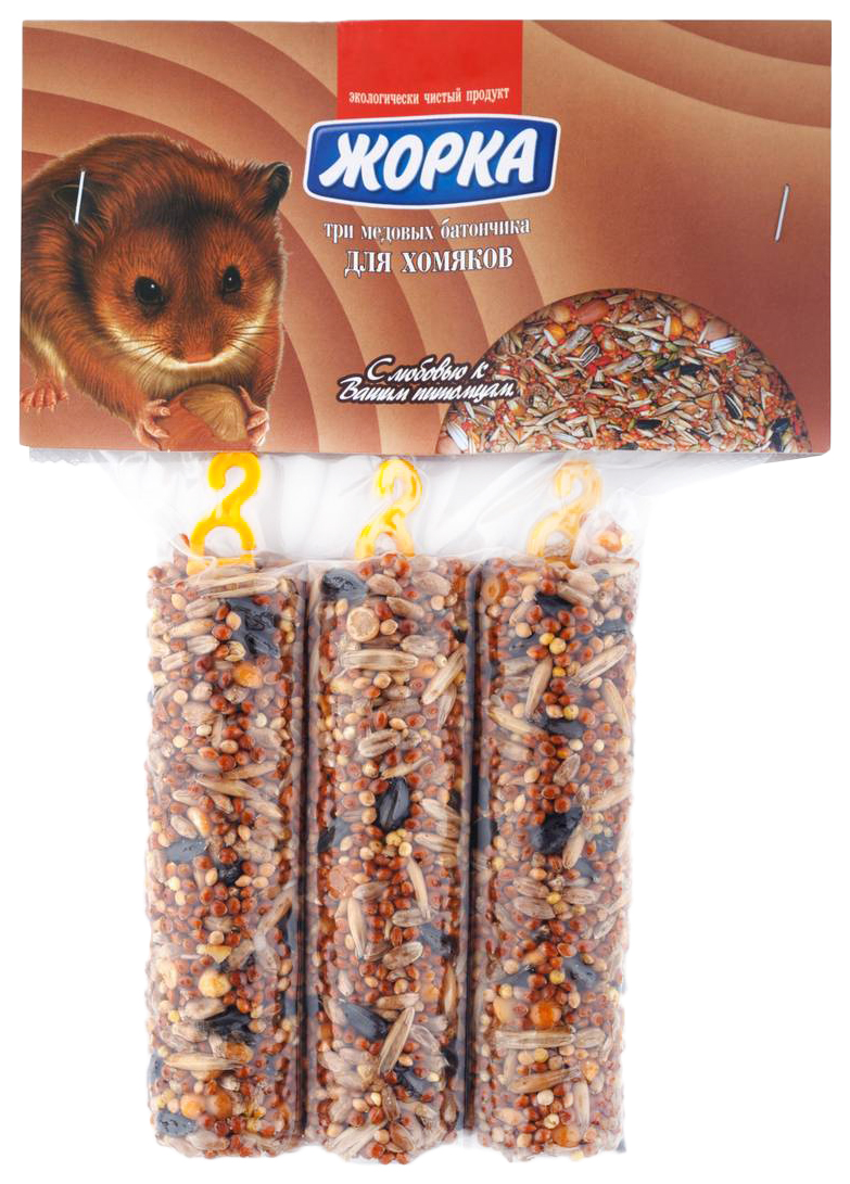 Медовые батончики для хомяков Жорка 150 г 3 шт