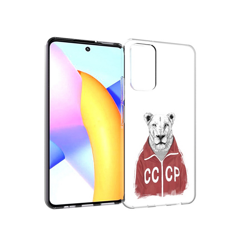 

Чехол MyPads Tocco для Huawei Honor 10 X Lite львица ссср, Прозрачный, Tocco