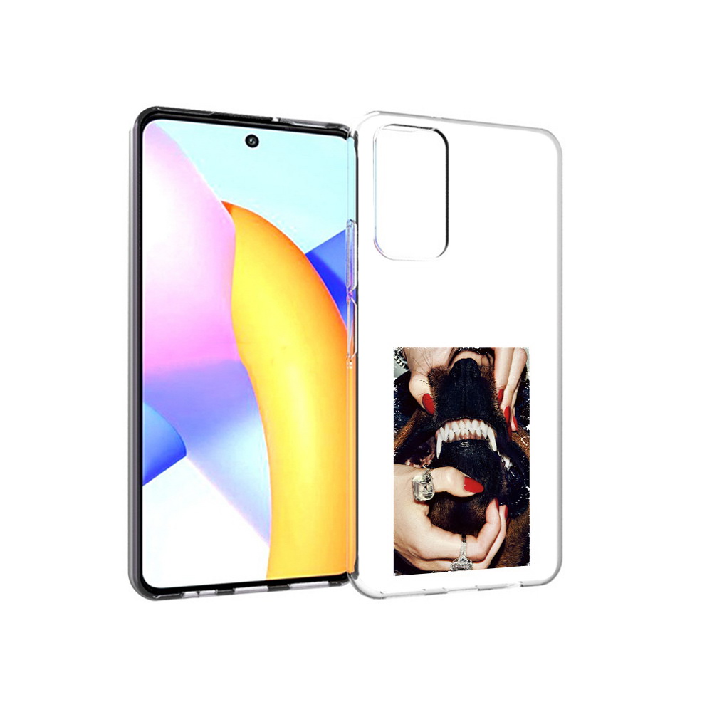 

Чехол MyPads Tocco для Huawei Honor 10 X Lite маникюр, Прозрачный, Tocco
