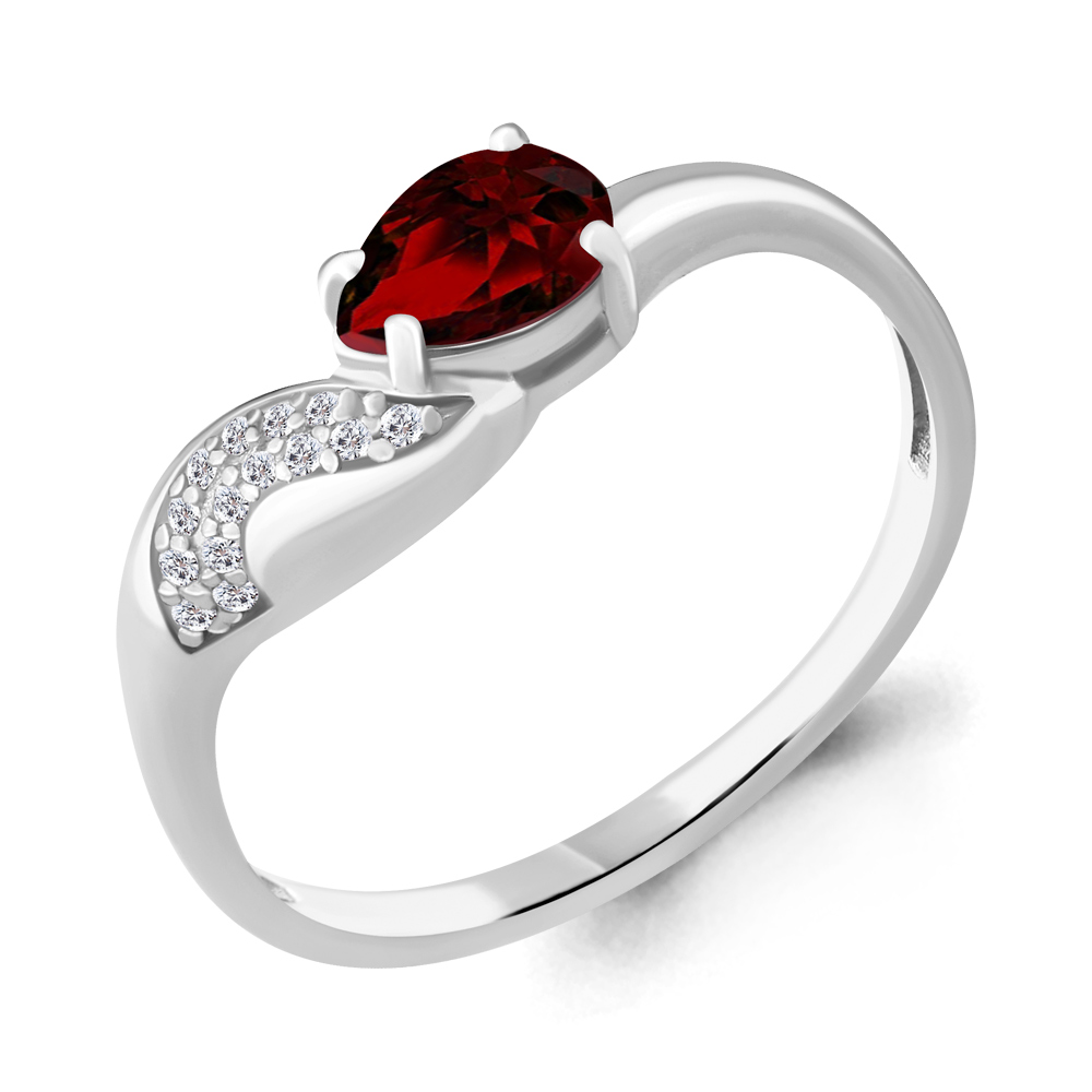

Кольцо из серебра р.  AQUAMARINE 6904003А_925_з, 6904003А_925_з