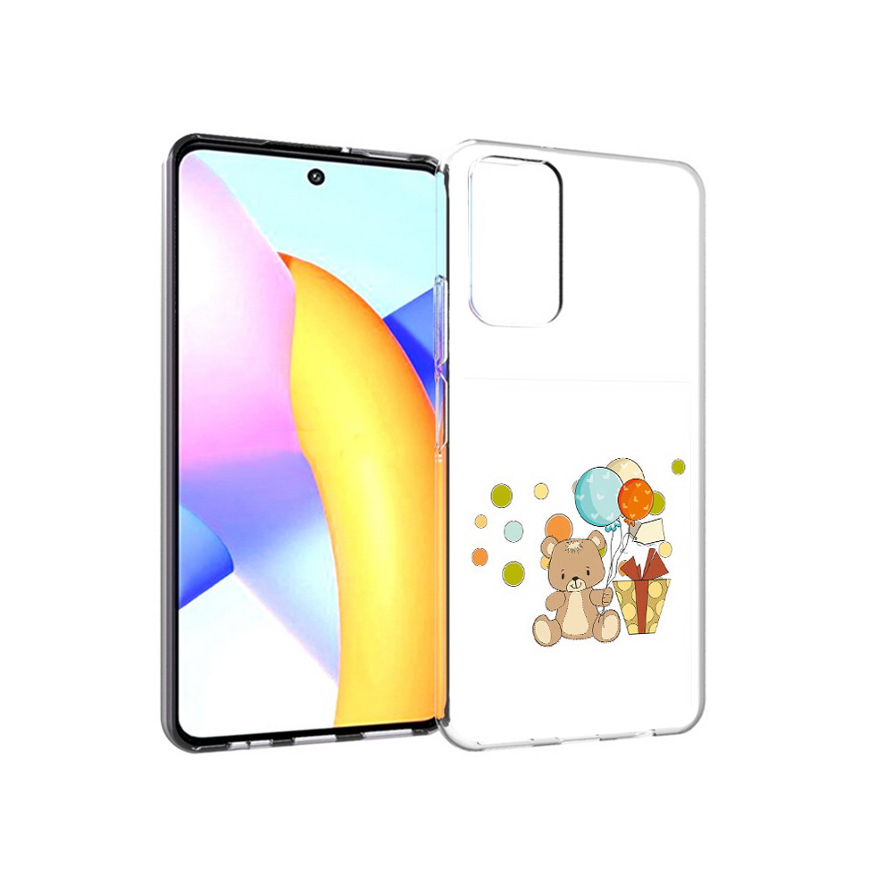 

Чехол MyPads Tocco для Huawei Honor 10 X Lite медвеженок с подарком, Прозрачный, Tocco