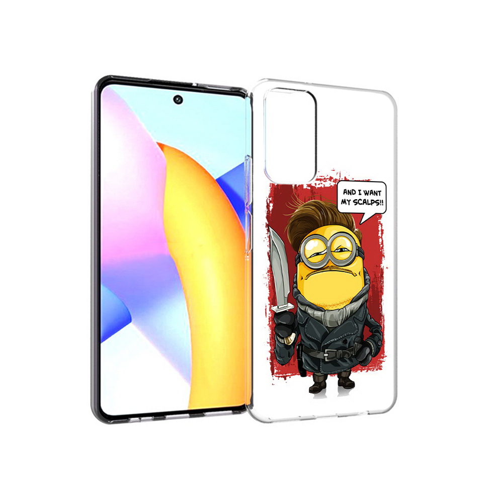 

Чехол MyPads Tocco для Huawei Honor 10 X Lite миньон убийца, Прозрачный, Tocco