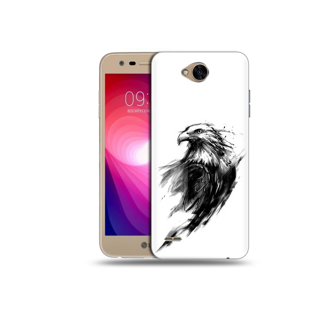 

Чехол MyPads Tocco для LG X Power 2 чб птица, Прозрачный, Tocco