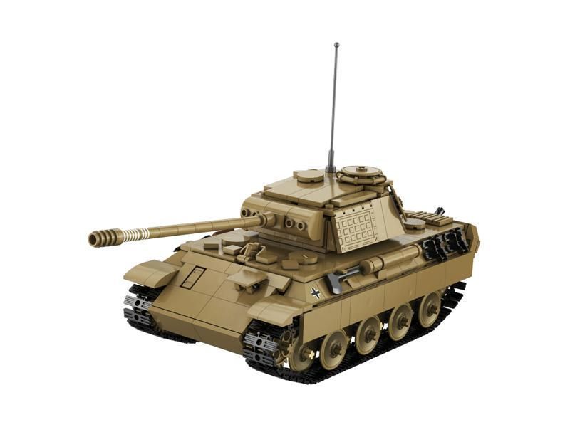 Конструктор радиоуправляемый CADA танк Пантера, 907 деталей, C61073W конструктор игрушка cada пулемет mp5 617 деталей c81006w