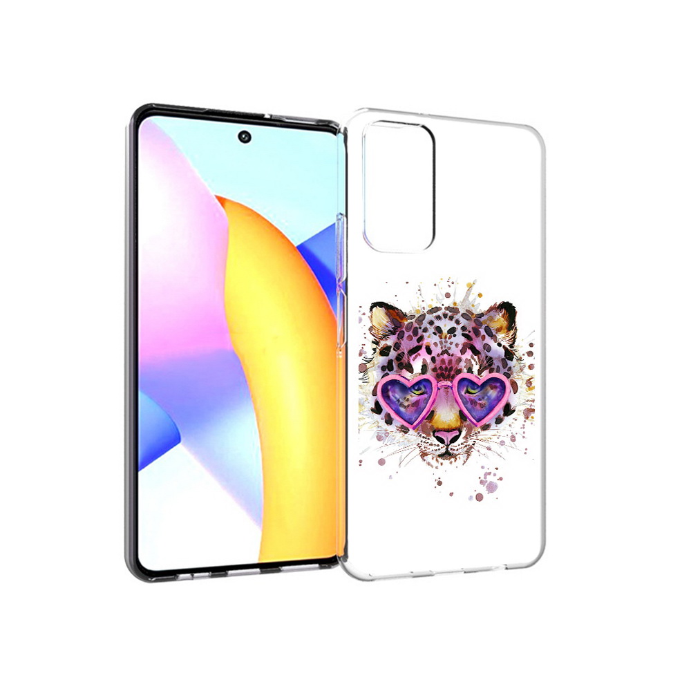 

Чехол MyPads Tocco для Huawei Honor 10 X Lite модный леопард, Прозрачный, Tocco