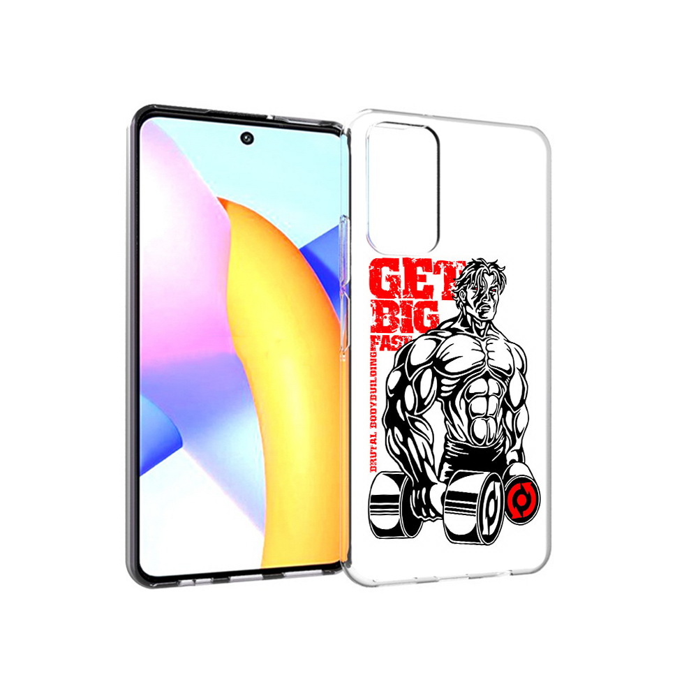 

Чехол MyPads Tocco для Huawei Honor 10 X Lite накаченное тело, Прозрачный, Tocco