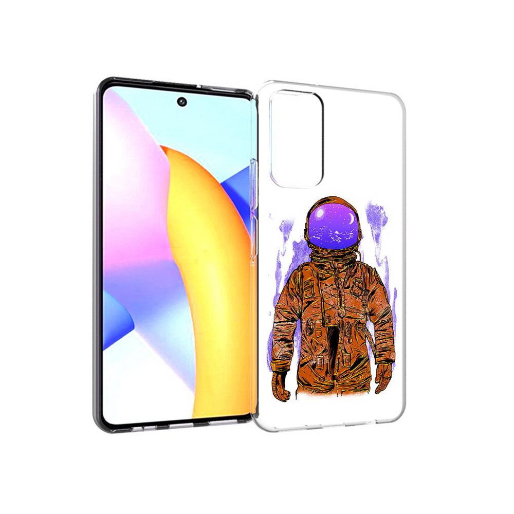 

Чехол MyPads Tocco для Huawei Honor 10 X Lite нарисованный мужчина в скафандре, Прозрачный, Tocco