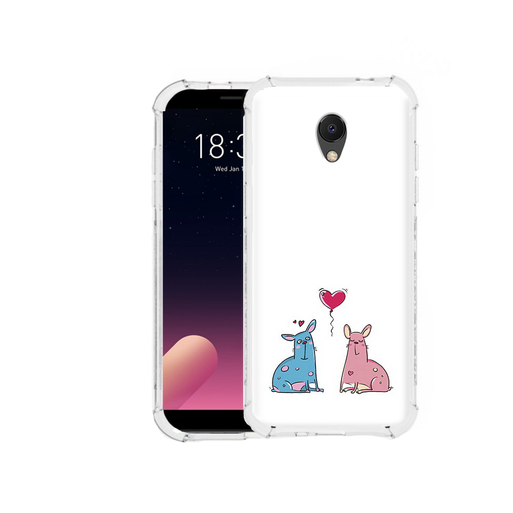 

Чехол MyPads Tocco для Meizu M6S Лама любовь, Прозрачный, Tocco
