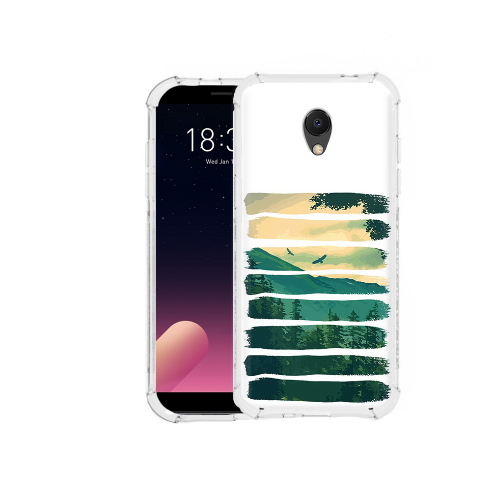 

Чехол MyPads Tocco для Meizu M6S Лесная чаща, Прозрачный, Tocco