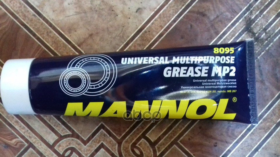 

8095 Смазка Универсальная Многоцелевая Universal Multipurpose Grease Mp-2 (230Г) MANNOL 24