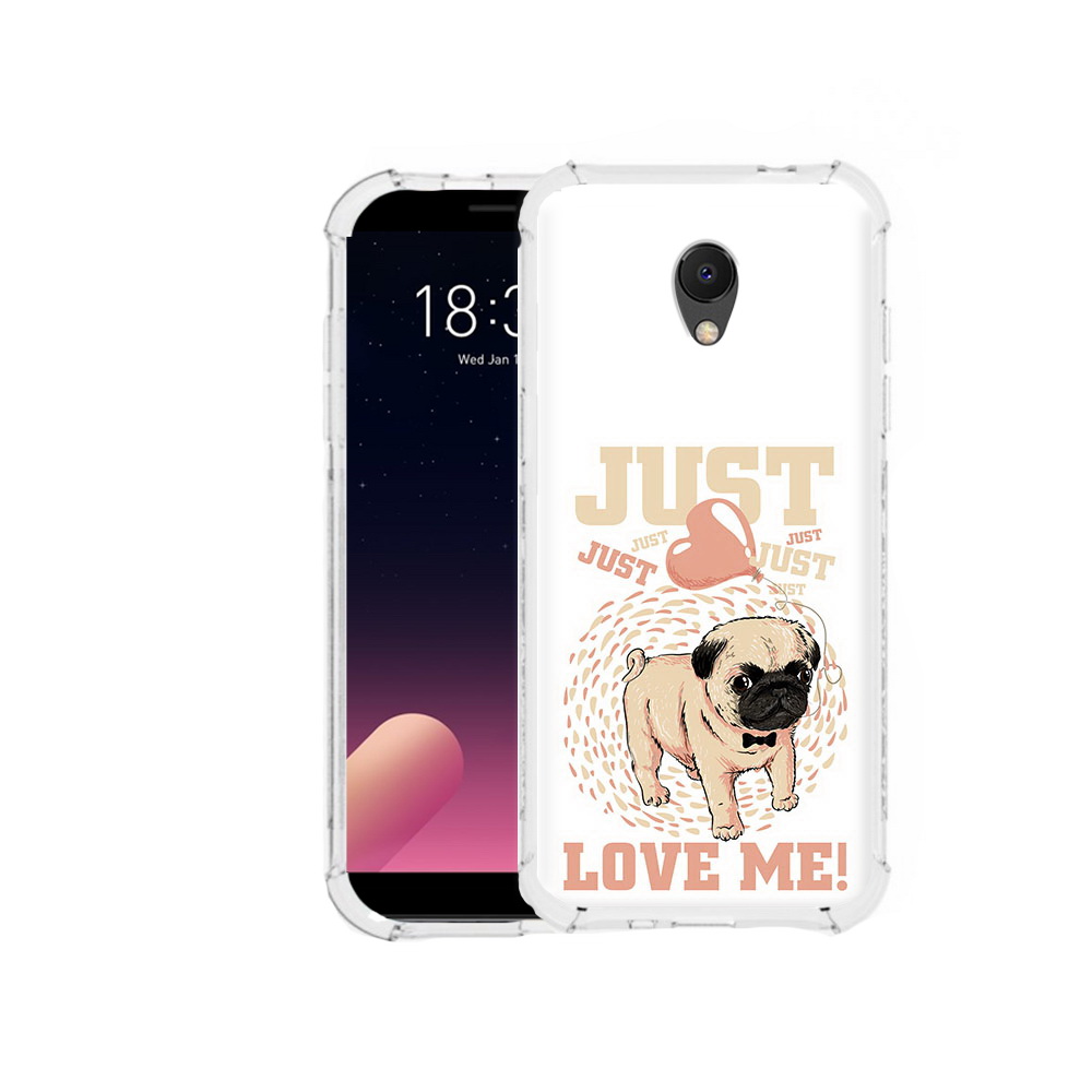 

Чехол MyPads Tocco для Meizu M6S Люби меня, Прозрачный, Tocco
