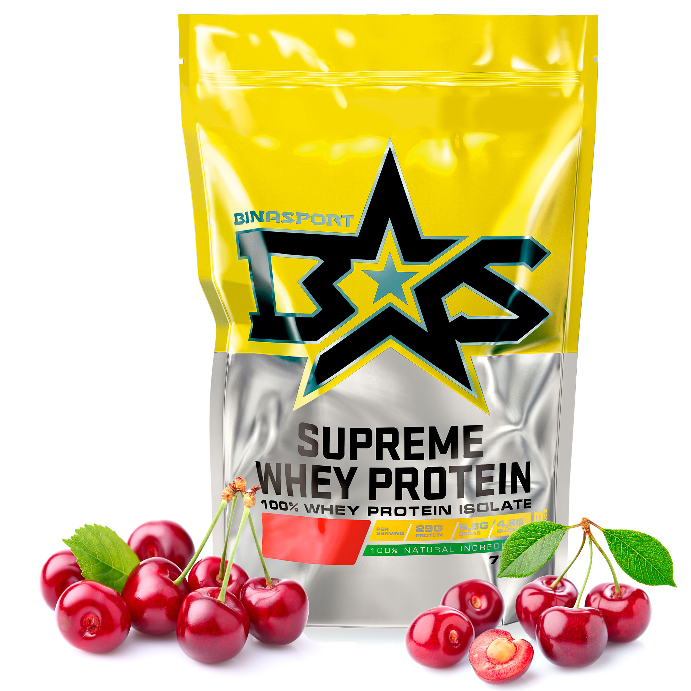 фото Протеин binasport supreme whey protein, 750 г, cherry