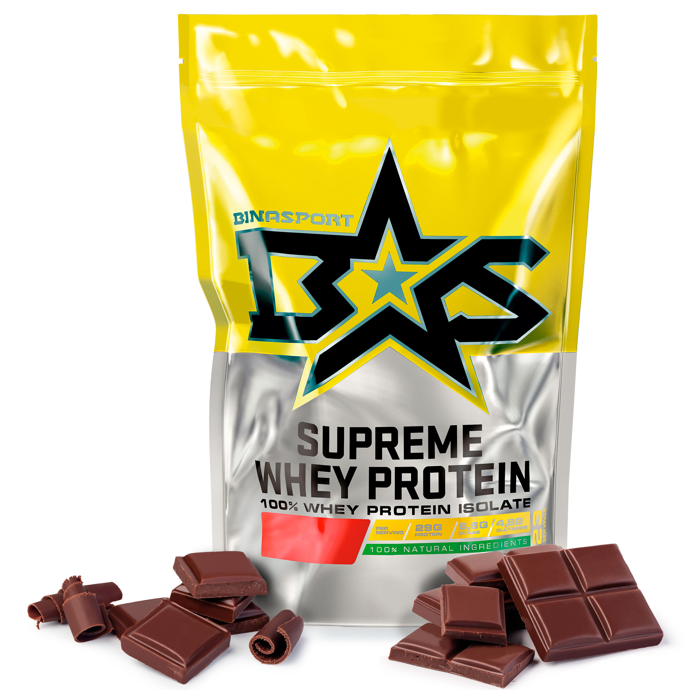 Протеин Binasport Supreme Whey Protein, 750 г, chocolate