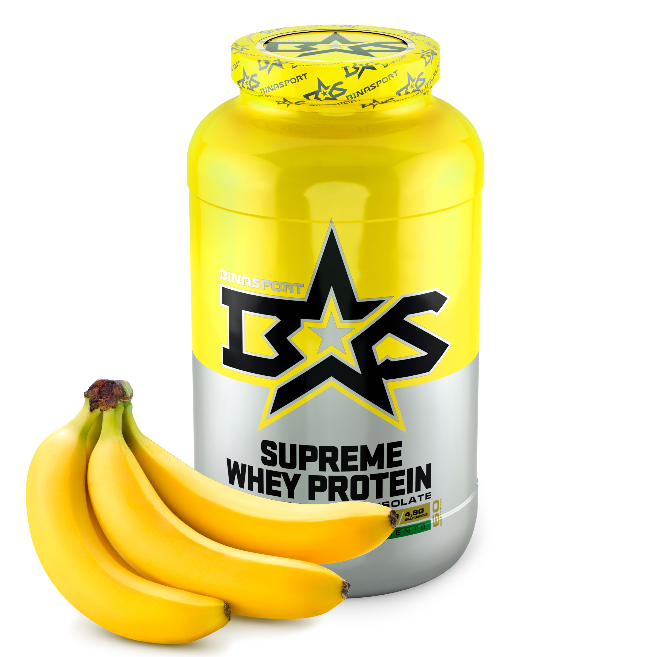 Протеин Binasport Supreme Whey Protein, 1300 г, banana
