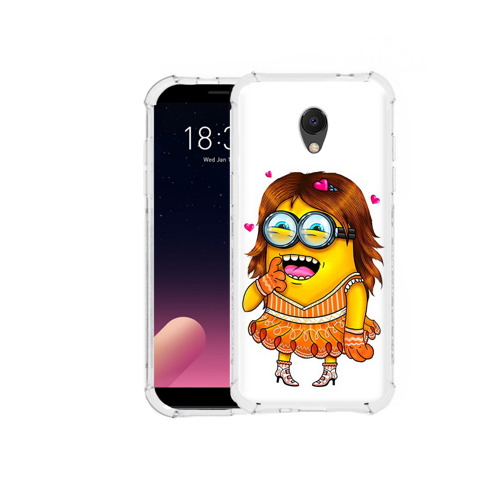 

Чехол MyPads Tocco для Meizu M6S Миньон девочка, Прозрачный, Tocco