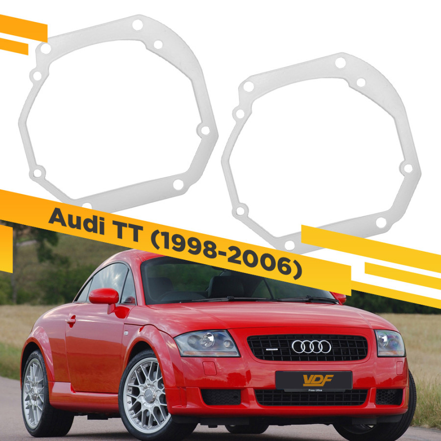 

Рамки для замены линз в фарах Audi TT 1998-2006 VDF 090 ATT-090, 090