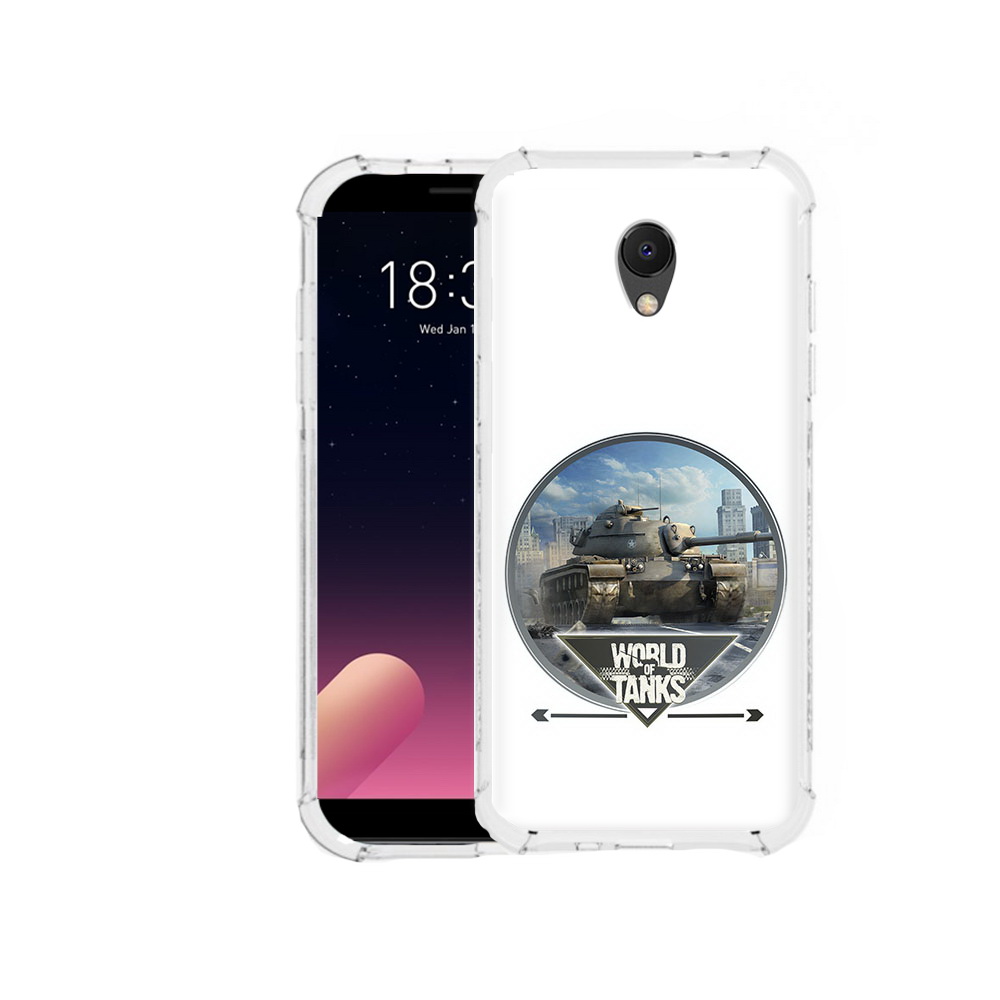 

Чехол MyPads Tocco для Meizu M6S Мир танков, Прозрачный, Tocco