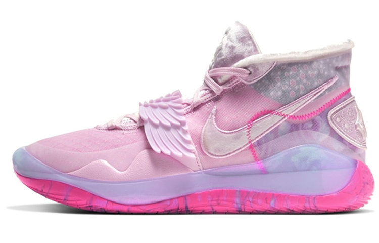 

Кроссовки унисекс Nike KD 12 Zoom XMAS EP What The Aunt Pearl розовые 46 EU, Розовый, KD 12 Zoom XMAS EP What The Aunt Pearl