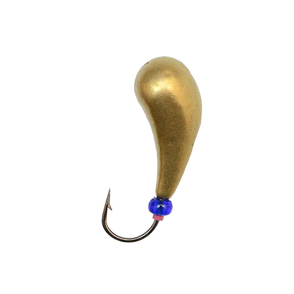 

Мормышка для зимней рыбалки литая "Чесночина тяжелая" 5 штук, Золотистый;синий, Чесночина тяжелая