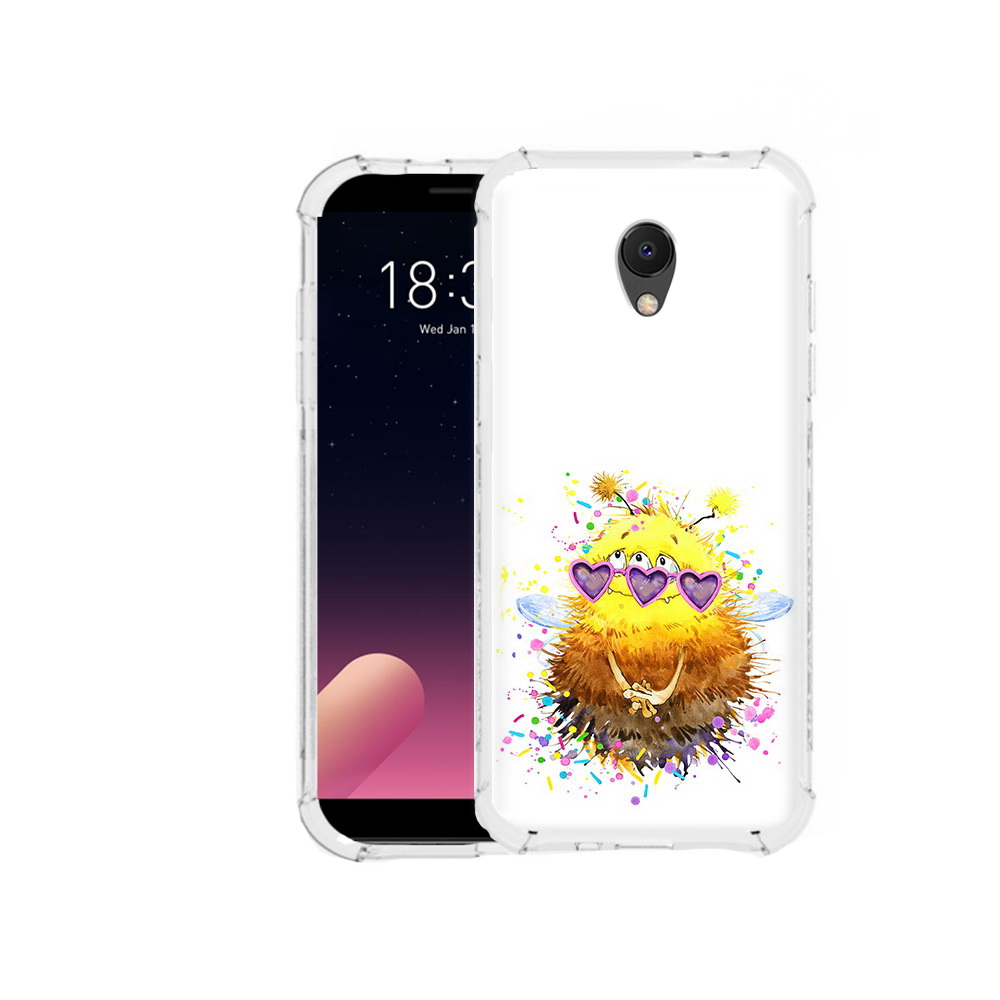 

Чехол MyPads Tocco для Meizu M6S Пушитый шмель, Прозрачный, Tocco