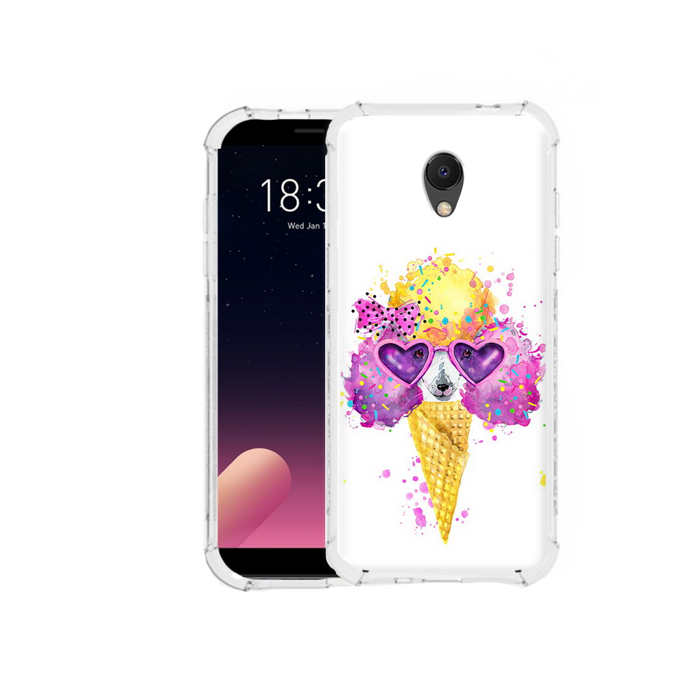 

Чехол MyPads Tocco для Meizu M6S Рожок, Прозрачный, Tocco