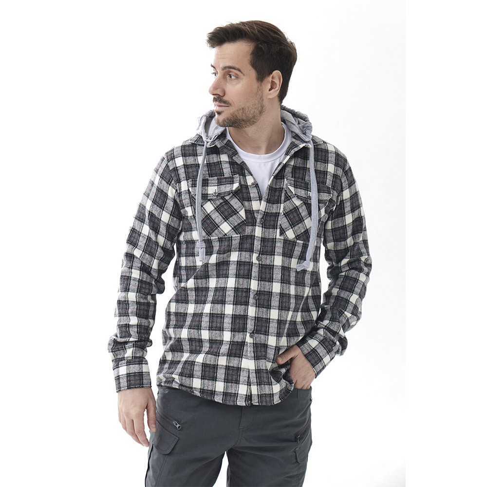 

Рубашка мужская Black Rams Uniform U-SM 002 серая 3XL, U-SM 002