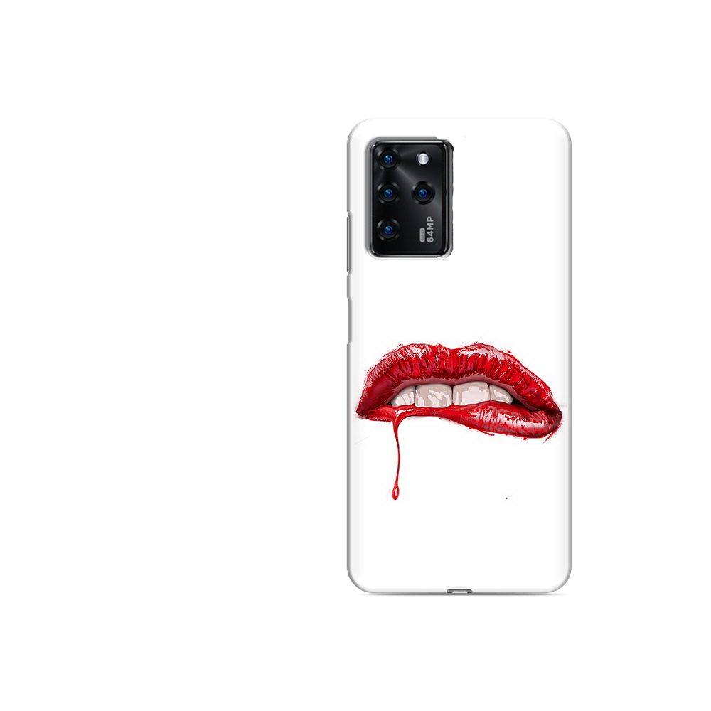 

Чехол MyPads Tocco для ZTE Blade V30 Vita яркие красные губы (PT224728.460.706), Прозрачный, Tocco