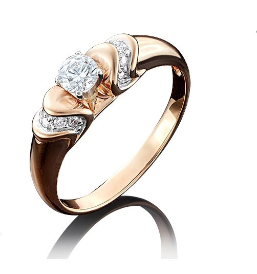 

Кольцо из золота р. 16,5 PLATINA jewelry 01-4930-00-501-1111-38, фианит, 01-4930-00-501-1111-38