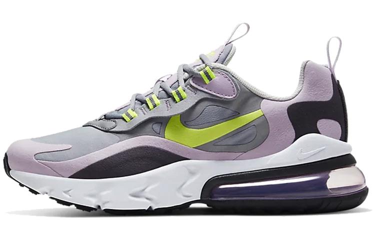

Кроссовки унисекс Nike Air Max 270 React GS серые 36 EU, Серый, Air Max 270 React GS