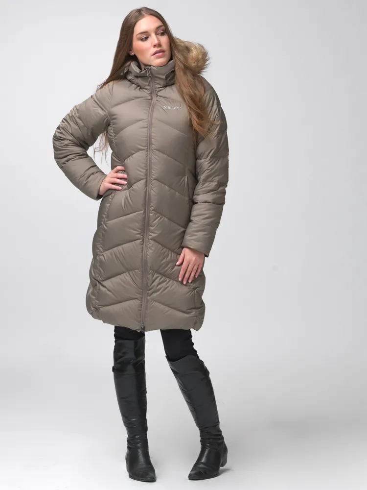 

Пуховик-пальто женский Marmot Wm's Montreaux Coat бежевый XS, Wm's Montreaux Coat