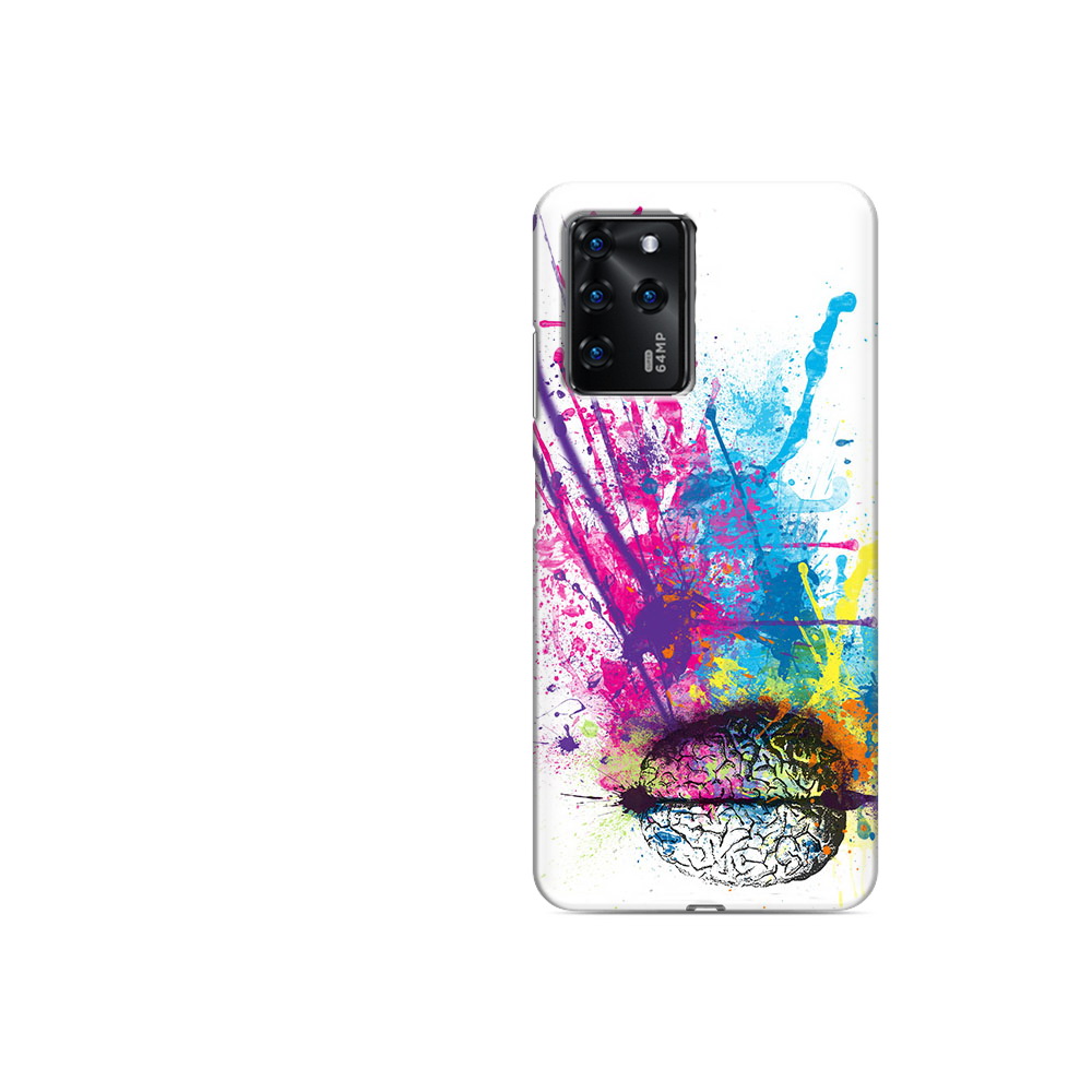 Чехол MyPads Tocco для ZTE Blade V30 Vita яркий красочный мозг (PT224728.460.710)