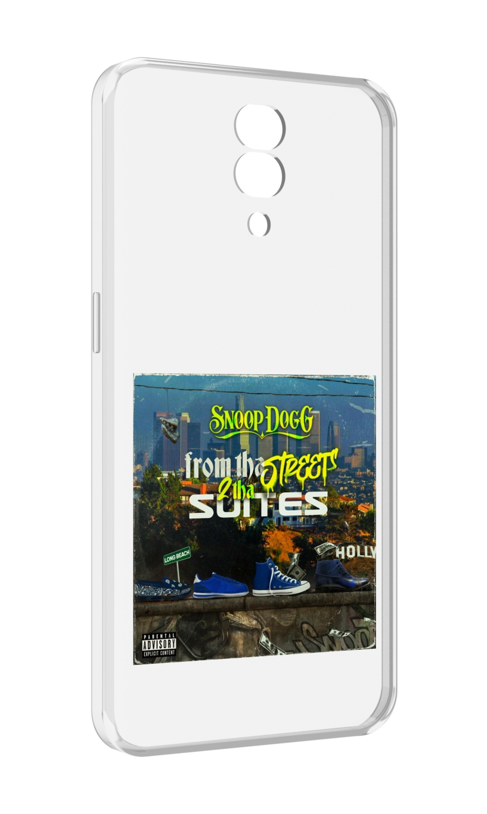 

Чехол MyPads Snoop Dogg FROM THE STREET 2 THA SUITES для Blackview BV7200, Прозрачный, Tocco