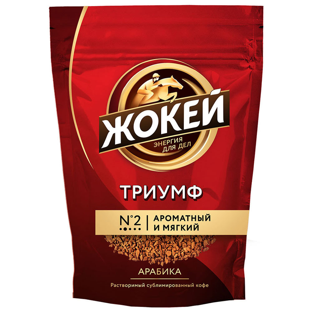 

Кофе Жокей Триумф растворимый сублимированный 36 г