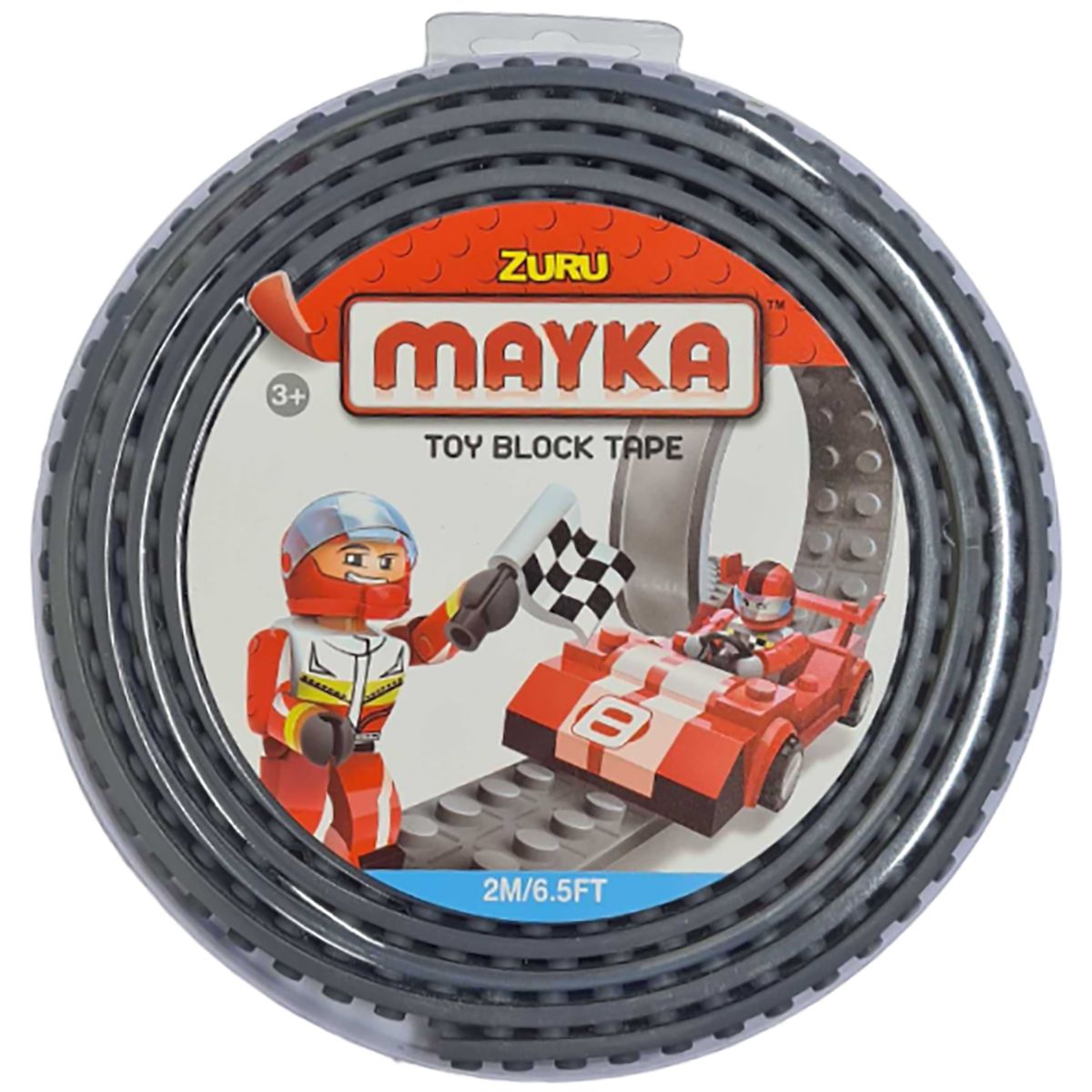 

Гибкая лента-скотч для кубиков Zuru "Mayka" 2м/1,5см, серая, 2м/1,5см