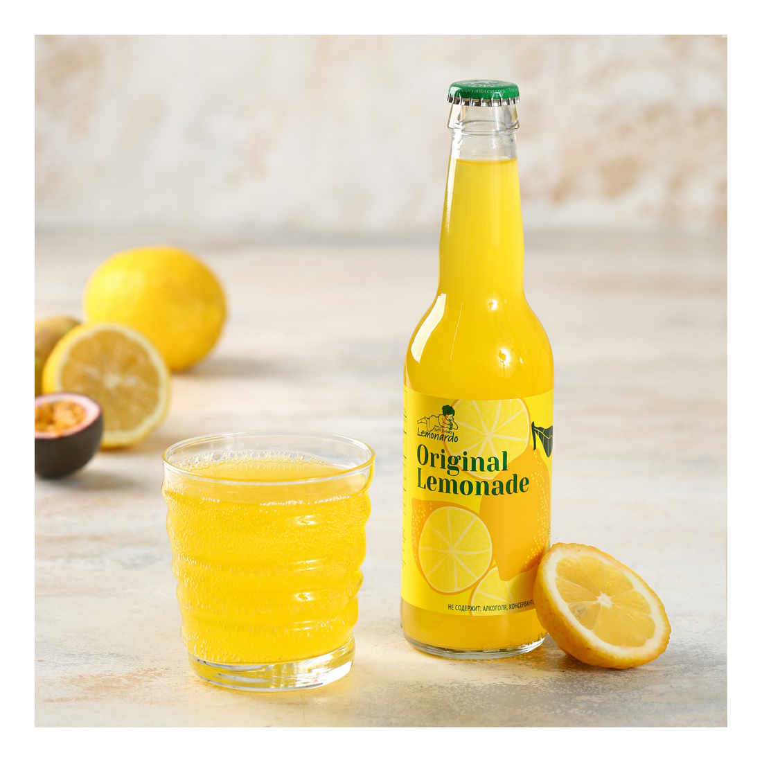 Напиток Lemonardo Лимонад Original слабогазированный 0.33 л