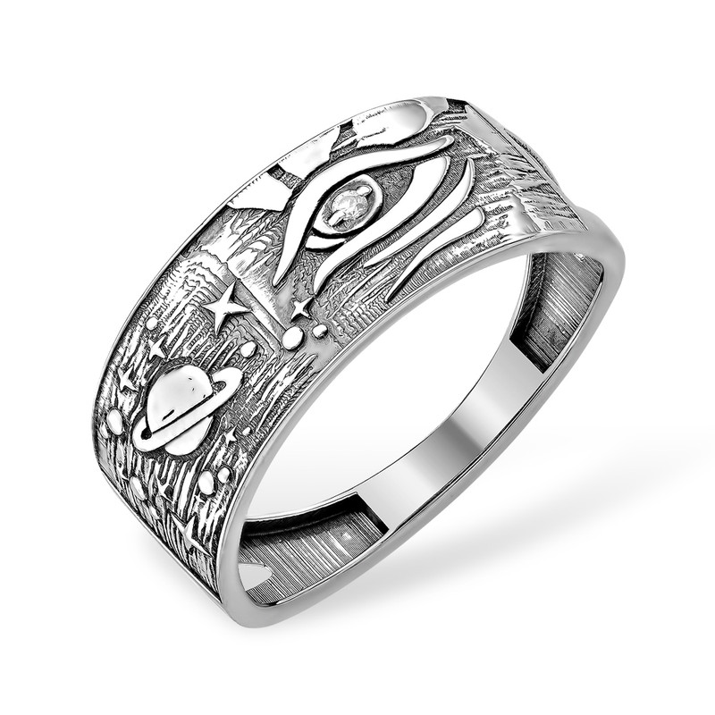 

Кольцо из серебра р. 18,5 EFREMOV 1010039482, фианит, 1010039482