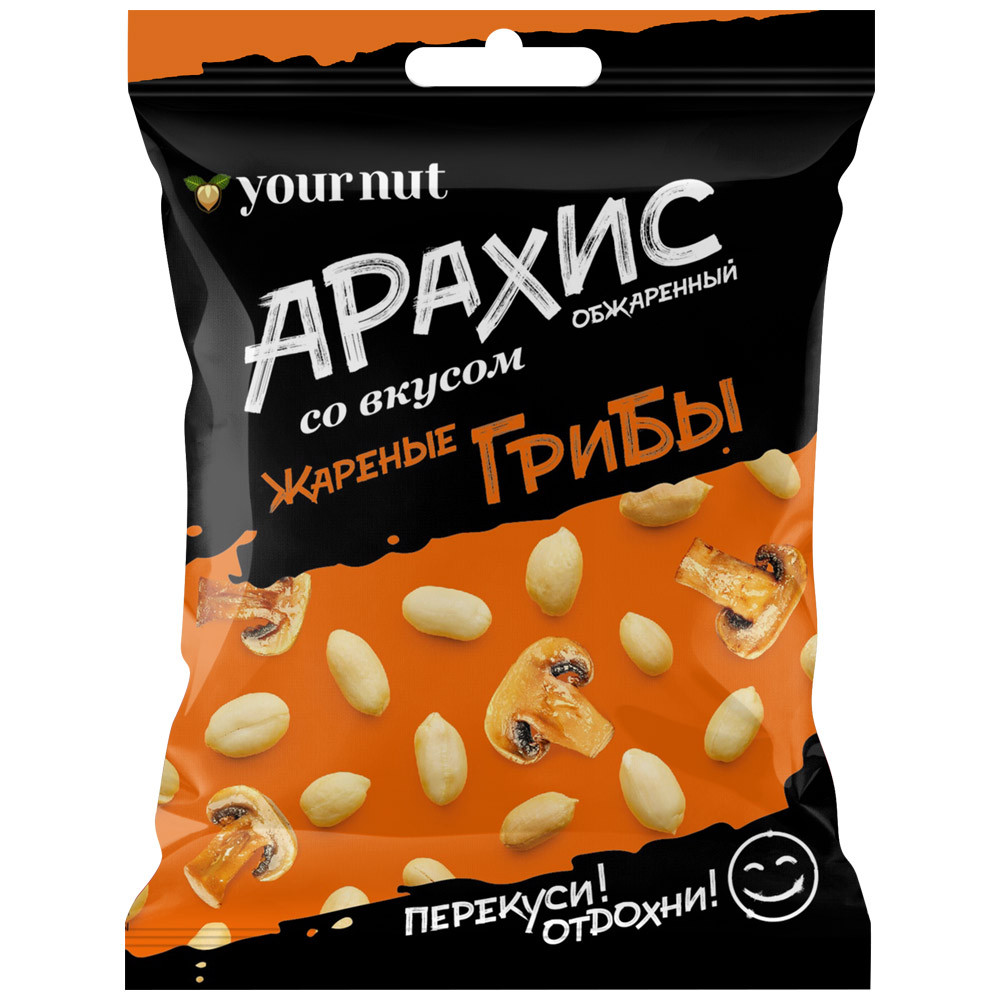 

Арахис Your Nut обжаренный со вкусом жареныех грибов 80 г