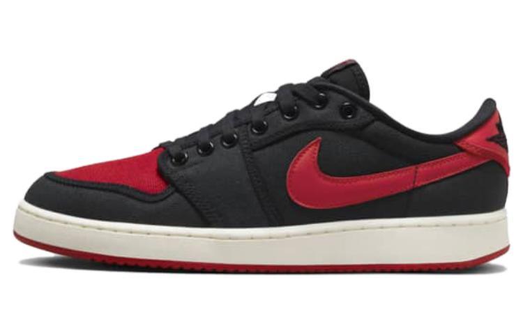 

Кеды унисекс Jordan Air Jordan 1 KO Low Bred черные 44.5 EU, Черный, Air Jordan 1 KO Low Bred