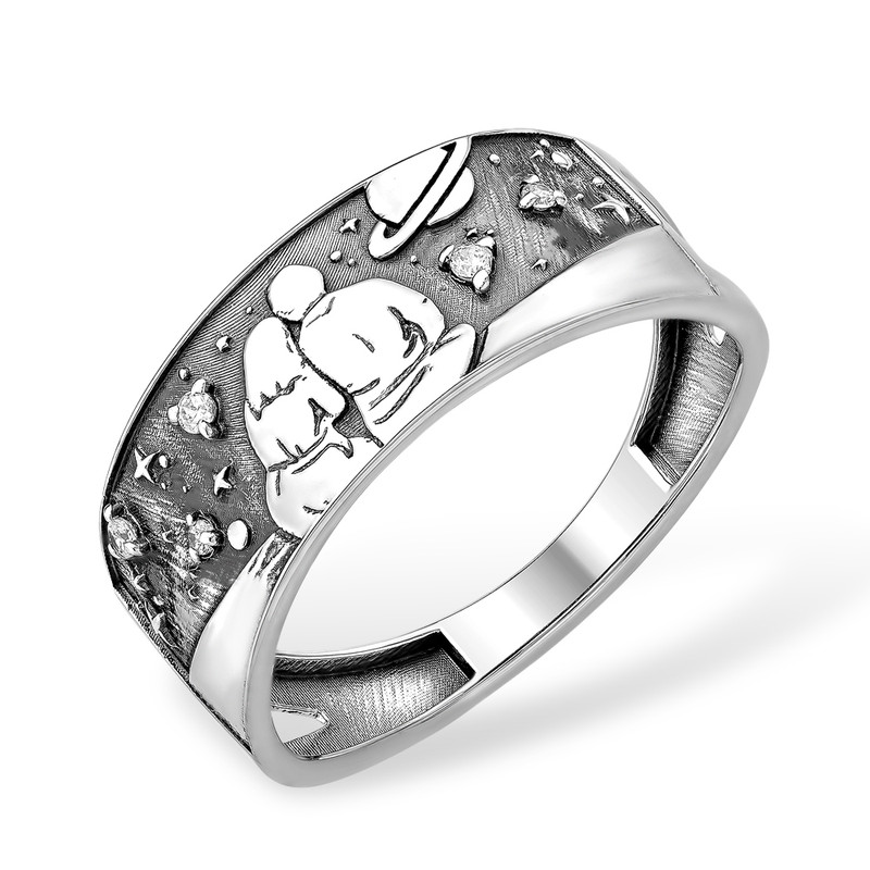 

Кольцо из серебра р. 19 EFREMOV 1010039484, фианит, 1010039484