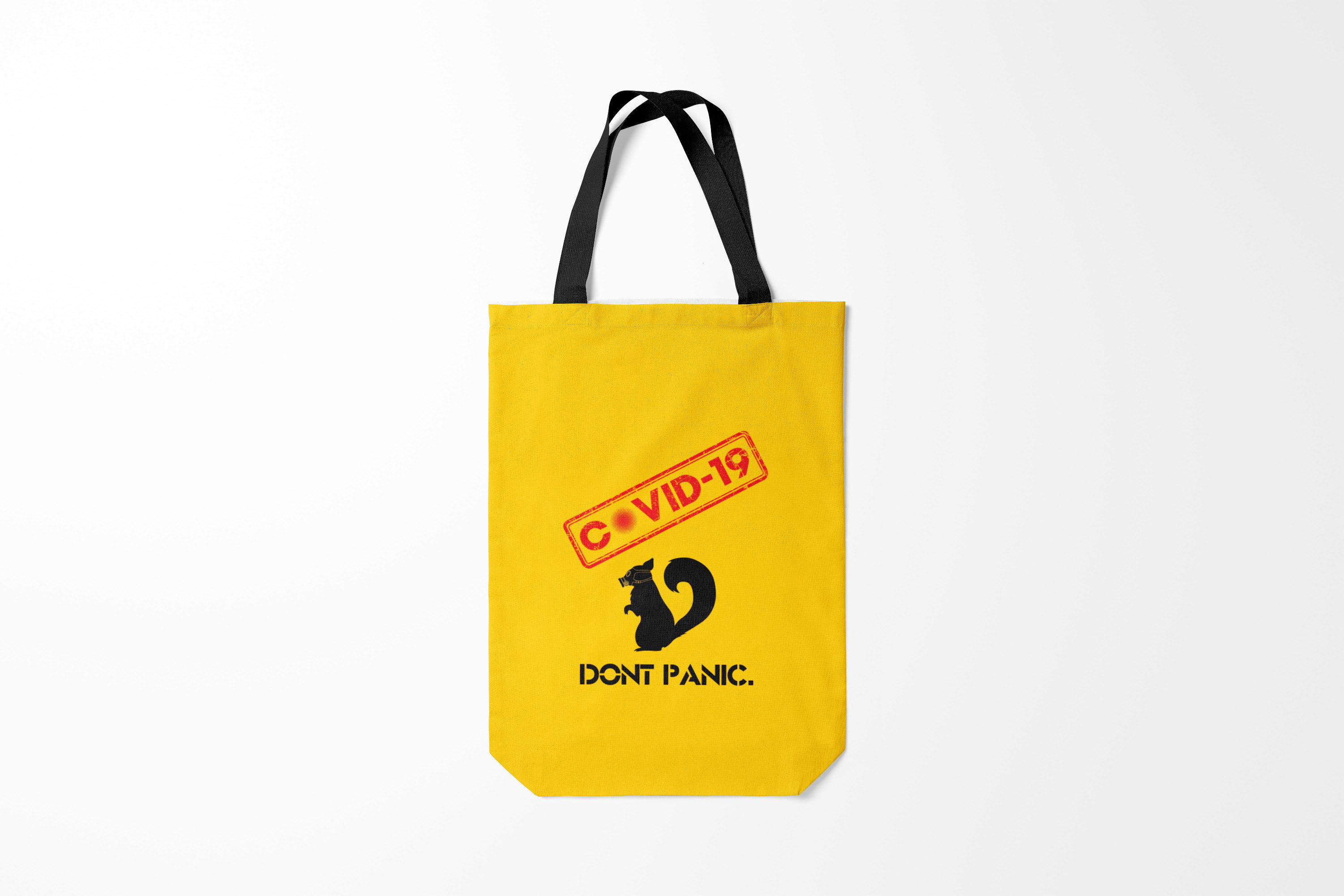 

Сумка шoппер унисекс Burnettie Разные принты Dont Panic covid 19,, Разные принты Dont Panic covid 19